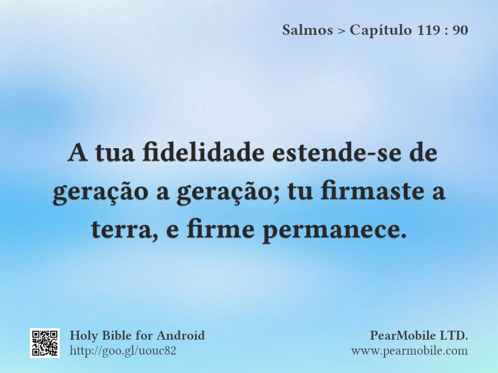 Salmos, Capítulo 119:90